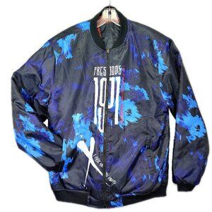 Fresh Hoods 1901 Print Bomber Jacket Size M (Rare)